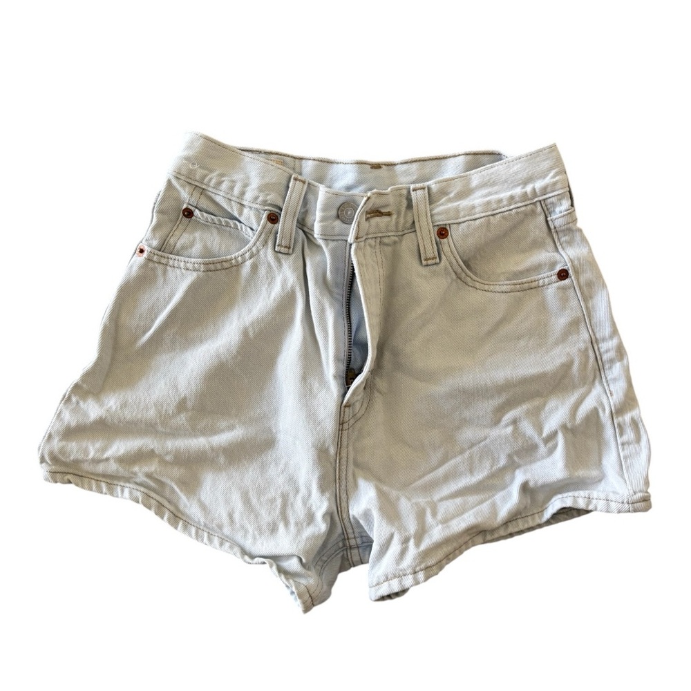 Levi's Gray Jean Shorts Casual Cut-Off Style